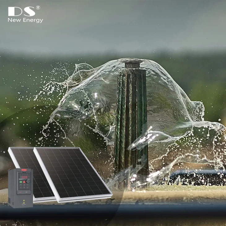 165.9kw panèl solè mache 90kW AC sistèm ponp dlo ak lou-devwa aliminyòm tè estrikti monte
